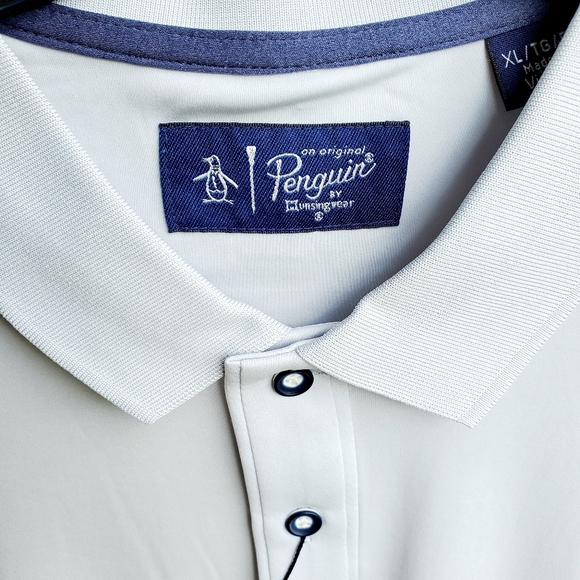 Original Penguin Solid Golf Polo Shirt NWT - Picture 2 of 5